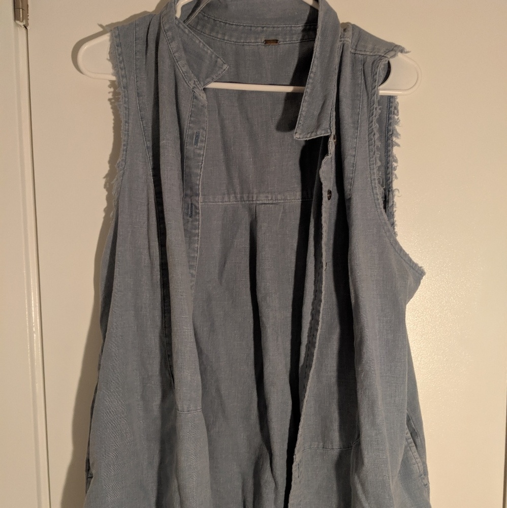 Women's XL Jean Vest